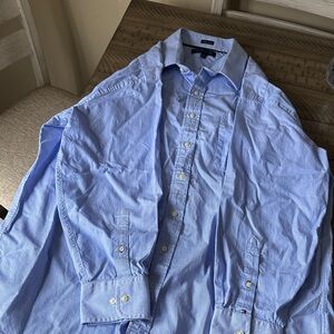 Tommy Hilfiger Light Blue Men's Oxford Button-Up Shirt